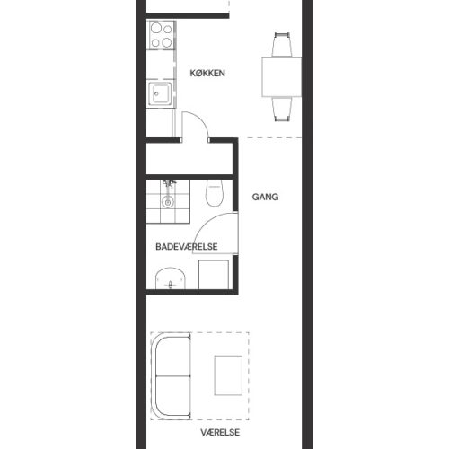 Plan 0 - Lejlighed 3_41m2